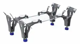 Ванна стальная Loranto 150х70 в комплекте с ножками, белая