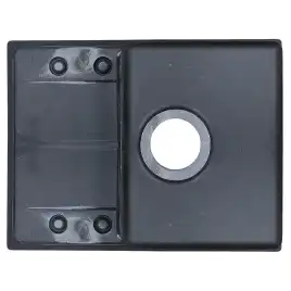 Кухонная мойка AZARIO Tavas 620х480х197 кварцевая, прямоугольная, цвет Черный: CS000976724