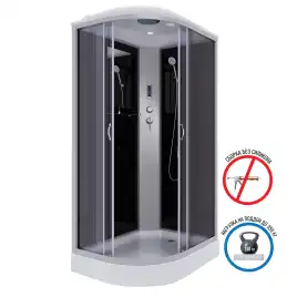 Душевая кабина Niagara Classic 120х80х215 NG-3512-14RP низкий поддон, без гидромассажа, 35121433RP