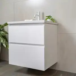 Тумба с раковиной AVS Гармония 60 белая, N821-07-600WG-01-610WG