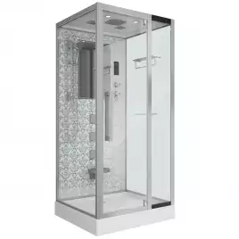 Душевая кабина Niagara Luxe 100х90х215 NG-7714W низкий поддон, с гидромассажем