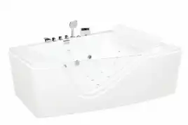 Акриловая ванна Gemy G9056 K R 170х130 с гидромассажем, правая