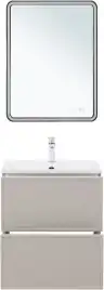 Тумба под раковину Aquanet Арт 60 бежевый, 343966