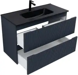 Тумба под раковину Aquanet Джейн (Flat) 100 маренго, подвесная, 335431