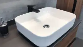 Тумба с умывальником Comforty Штутгарт 90 Дуб темно-коричневый, 00-00002868