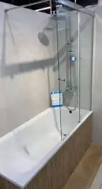 Шторка на ванну AVS Перла 100 R профиль хром, стекло прозрачное, 803-0018-150-5249R-CR-T