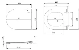 Крышка-сиденье Allen Brau Priority 4.31004.20 белый глянец