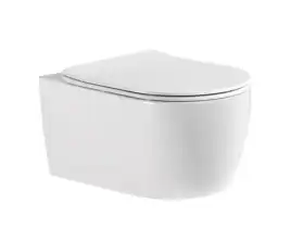 Унитаз с инсталляцией SET AQUATEK ЕВРОПА cmp017 с сиденьем микролифт и Черной матовой клавишей смыва