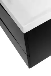 Тумба под раковину BelBagno MARINO-900-2C-SO-NL-P подвесная Nero Lucido