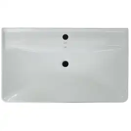 Тумба с раковиной Azario Lotos 80 CS00083931, подвесная, Белая глянцевая