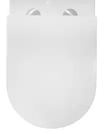Унитаз-компакт Azario Margo AZ-2125-UQ1 напольный, безободковый, со смывом Торнадо, в комплекте с бачком и сиденьем микролифт, Белый глянцевый