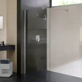 Душевая перегородка AVS Walk In 100 профиль хром, стекло прозрачное, 803-0014-200-10-CR-T