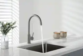 Смеситель для кухни Aquatek Европа AQ1382BGM, Оружейная сталь