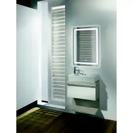 Зеркало Azario Рига-VOICE 60х80 LED-00002614 с подстветкой, сенсорный выключатель, с подогревом