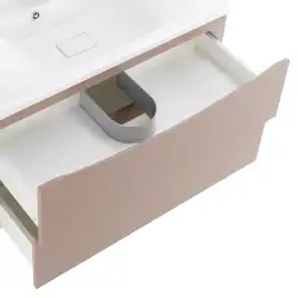 Тумба под раковину BelBagno MARINO-800-2C-SO-CL-P подвесная Capucino Lucido