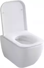Подвесной безободковый унитаз Allen Brau Infinity 4.21004.20 без сиденья, белый глянец