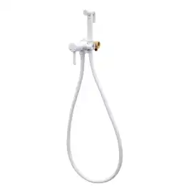 Гигиенический душ со смесителем AVS Slimmer 811-131-MW, белый матовый