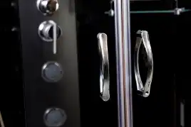 Душевая кабина Niagara Classic 90х90х210 NG-6501-14BKTG средний поддон, с гидромассажем, 65011434BKTG