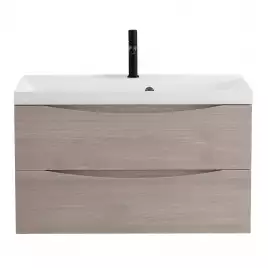 Тумба под раковину BelBagno MARINO-1000-2C-SO-RG-P подвесная Rovere Grigio