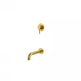 Душевая система для ванны WHITECROSS Y brushed gold YSET03GLB, скрытого монтажа, Золото брашированное