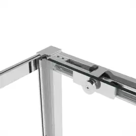 Душевой уголок Vincea Slim Soft 120х80 VSR-1SS8012CL, профиль хром, стекло Прозрачное