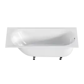 Ванна из искусственного мрамора Bas Афина 170х75, белый глянец