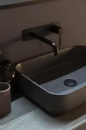 Смеситель для раковины Allen Brau Priority 5.31003-31 встраиваемый, с внутренней частью, Черный матовый