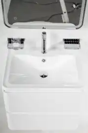 Тумба под раковину BelBagno ALBANO-600-2C-SO-BL подвесная Bianco Lucido