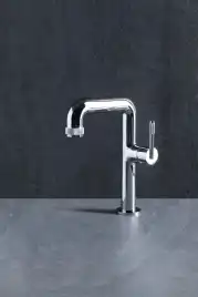 Смеситель для накладной раковины Allen Brau Reality 5.32002-00, однорычажный, высокий, Хром