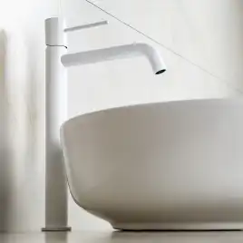 Смесители для раковины AVS Slimmer 811-101-MW высокий, белый матовый