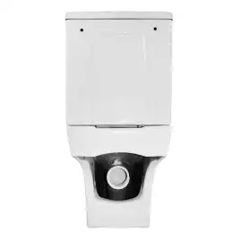 Унитаз напольный Azario Glory AZ-49 безободковый, с бачком и сидением микролифт, Белый глянцевый