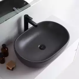 Раковина накладная BelBagno 600х420х140 BB1084-H311, цвет Серый