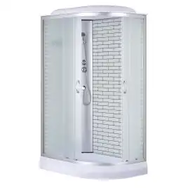 Душевая кабина Loranto 120х80 CS-66120-13L FW 120 с низким поддоном, левая