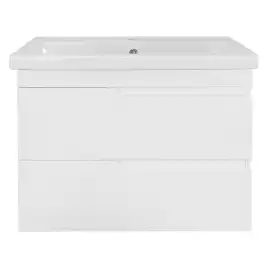 Тумба с раковиной Azario KANTRI 80/2 CS00097255, подвесная с раковиной Фостер 80, белая