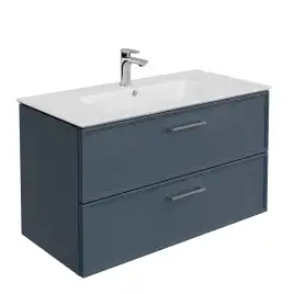 Тумба под раковину Kerama Marazzi PIANO CLASSIC 95 см, PIA.CL.95\BLU.M подвесная, синий матовый