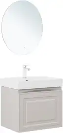 Тумба под раковину Aquanet Агата 60 бежевый, 345486