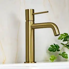 Смесители для раковины AVS Slimmer 811-100-BG, брашированное золото