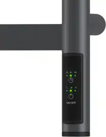 Полотенцесушитель электрический Aquanet Ponte 80х50 графит металлик