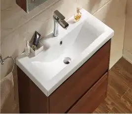 Умывальник CeramaLux 9393-70 715х395х155 Полувстраиваемая цвет Белый