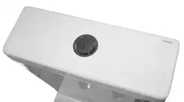 Унитаз-компакт Azario Margo AZ-2125-UQ1 напольный, безободковый, со смывом Торнадо, в комплекте с бачком и сиденьем микролифт, Белый глянцевый