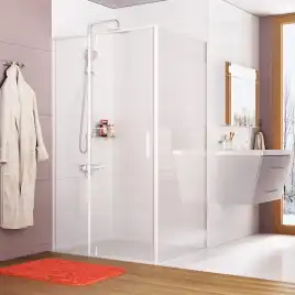 Душевой уголок WasserKRAFT Neime 19P 120х90 19P07 профиль Белый стекло Прозрачное