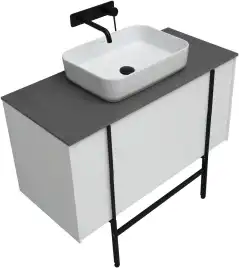 Тумба под раковину Allen Brau Reality 100 1.32007.WM белый матовый