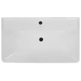 Тумба с раковиной Azario Ника 80 CS00082789, напольная, Белая глянцевая