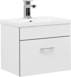 Тумба под раковину Aquanet Верона 50 белый (подвесная 1 ящик) 207765