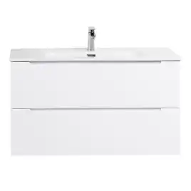 Тумба под раковину BelBagno ETNA-800-2C-SO-BL-P подвесная Bianco Lucido