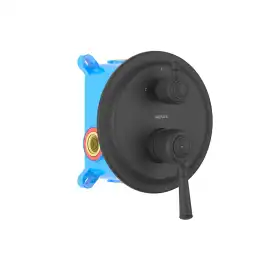 Смеситель для душа Aquatek Классик AQ1546MB встраиваемый, с внутренней частью, Черный матовый