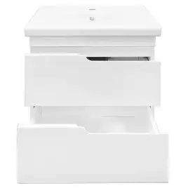 Тумба с раковиной Azario KANTRI 60/2 CS00097248,подвесная с раковиной Фостер 60, белая