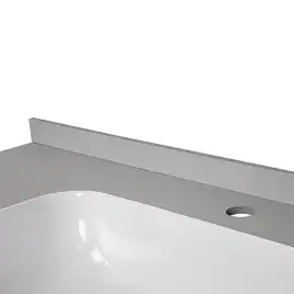 Раковина мебельная AVS Шарм 120x56 L белая/серая