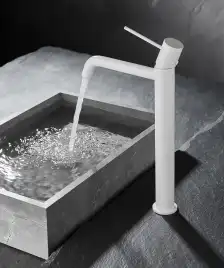 Смесители для раковины AVS Slimmer 811-101-MW высокий, белый матовый