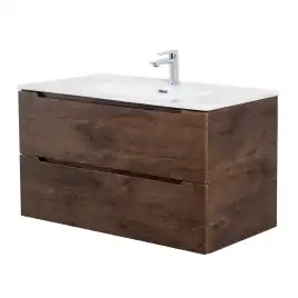 Тумба под раковину BelBagno ETNA-1000-2C-SO-RW-P подвесная Rovere Moro